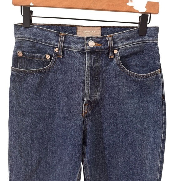 Everlane The 90's Cheeky Jean in "Deep Atlantic" 100% Organic Cotton Ankle Sz 25 - Picture 6 of 14